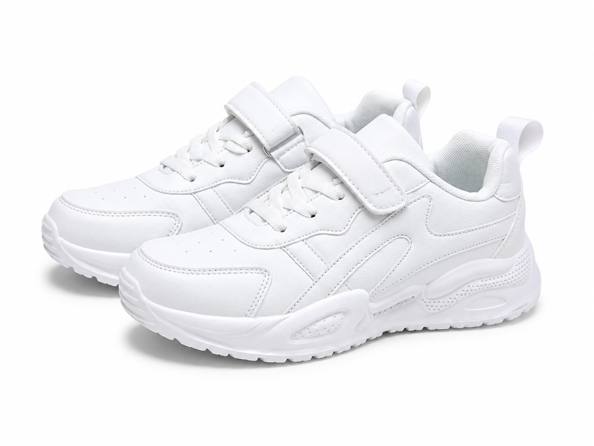 Boys White Canvas