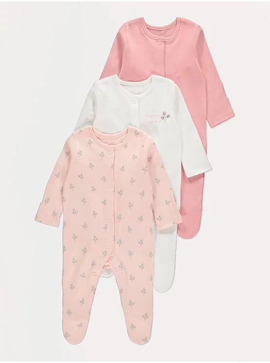 George Baby 3in1 Sleepsuits
