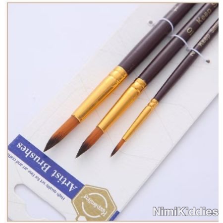 Keep Smiling Artist Brushes 3in1