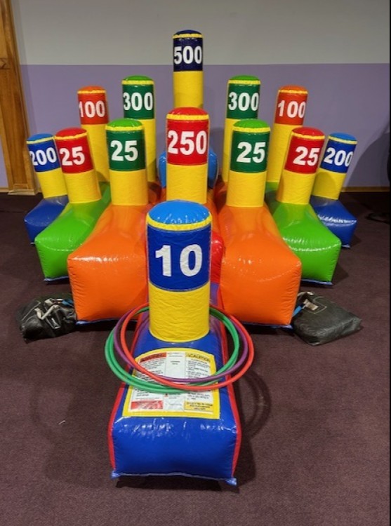 Inflatable Hoop Toss Game