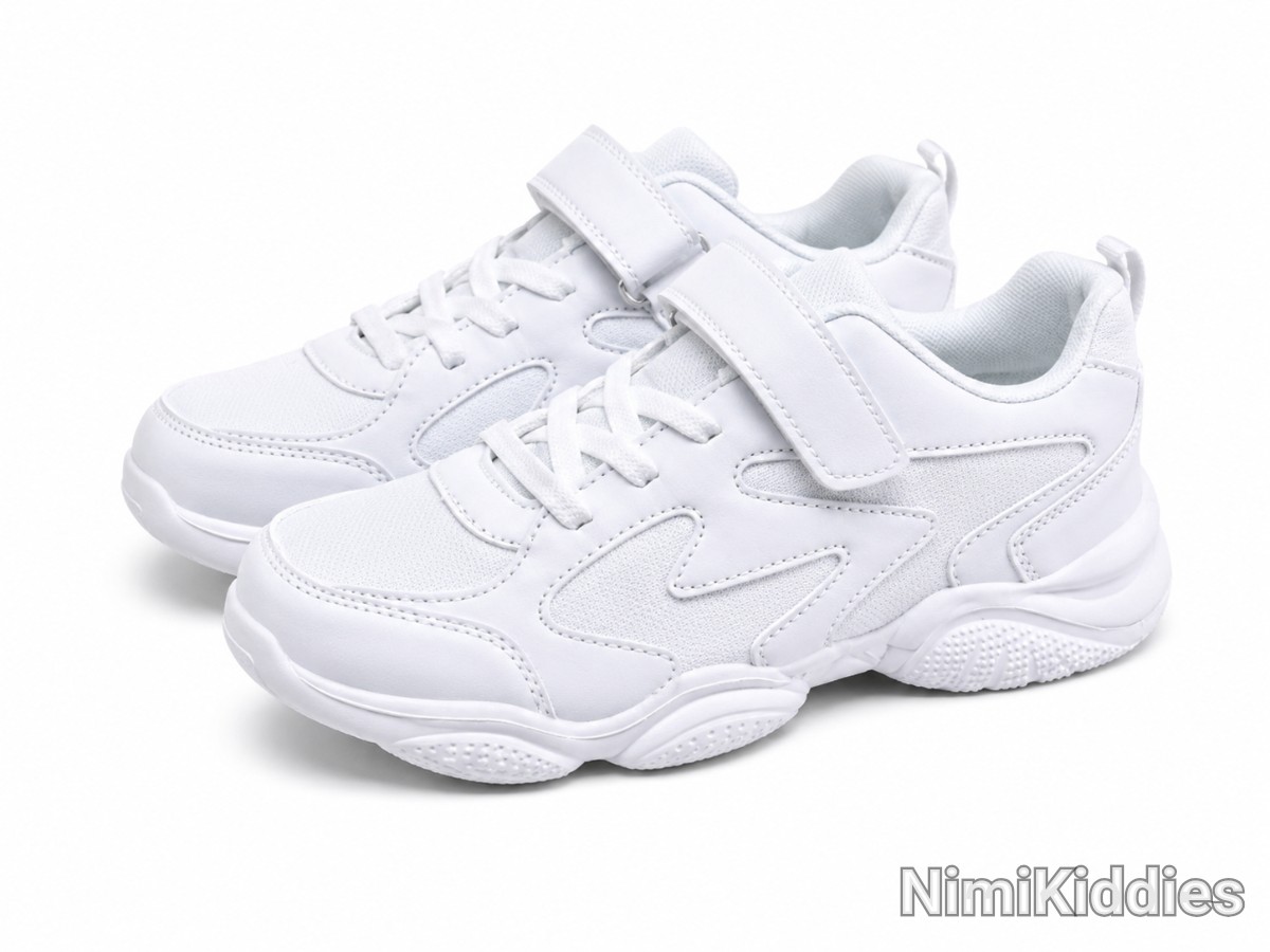 Boys White Canvas