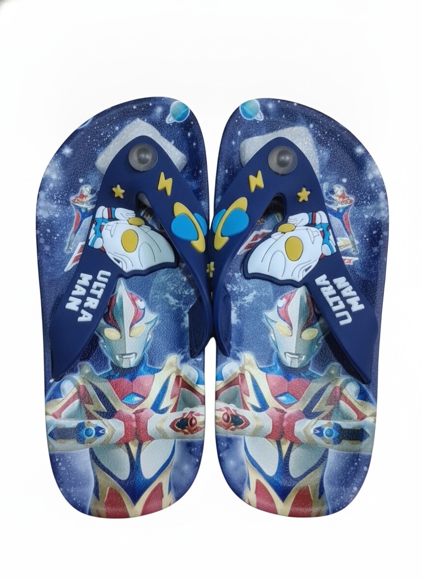 Ultra Man Kids Slippers