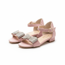 Baby Girls Small Heel Peach Shoe