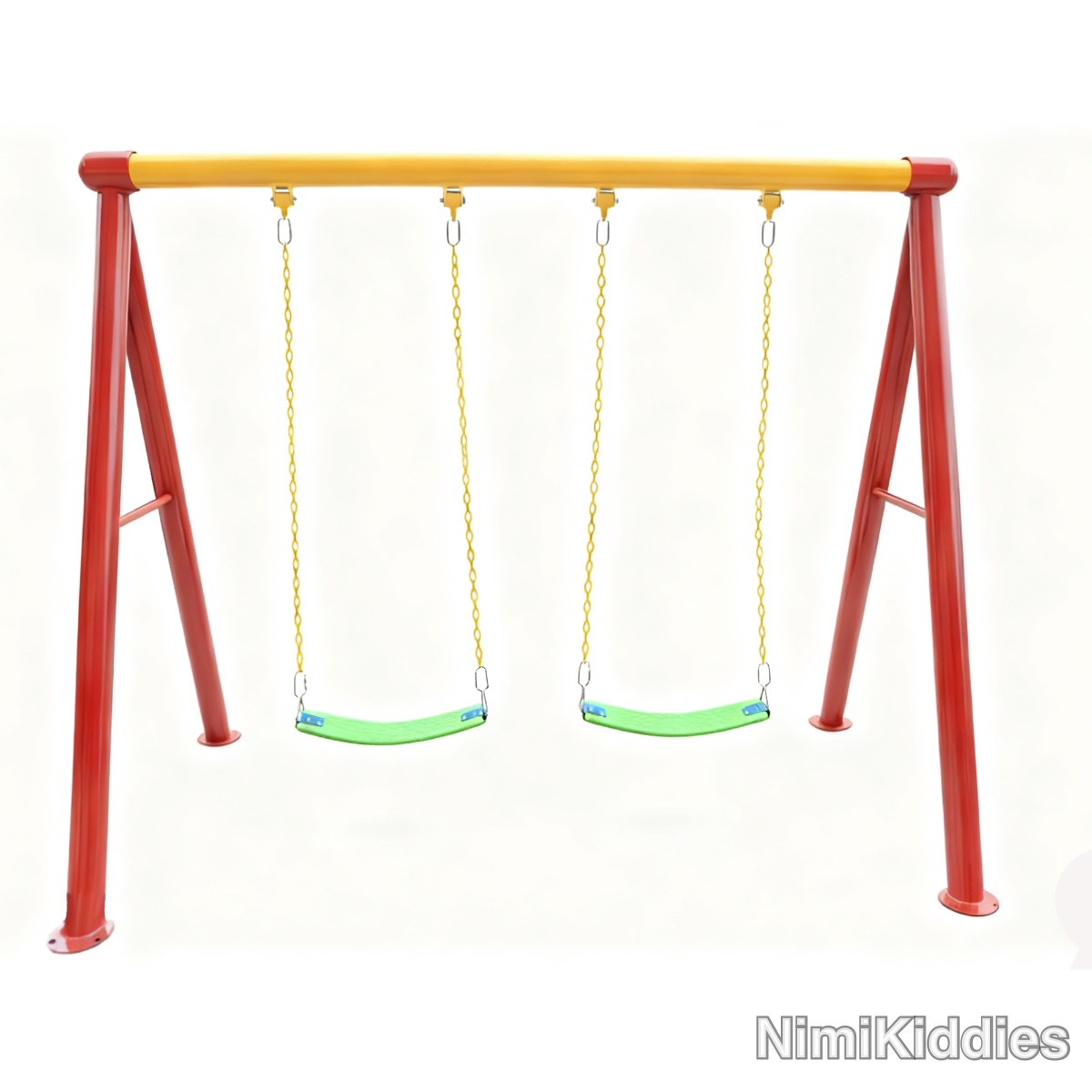 Metal Two Seat Kids Swing