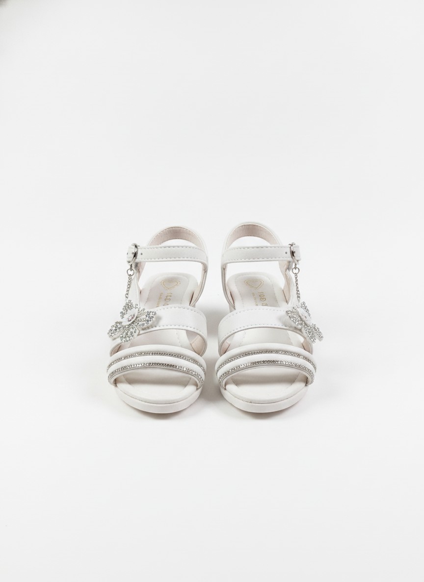 Fashion Girls Sandals Heel With Velcro