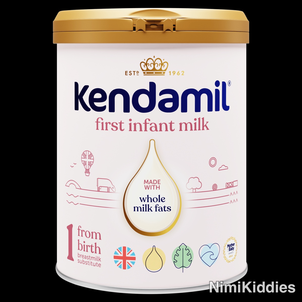 Kendamil First Infant Milk UK Stage1 From Birth 800g.