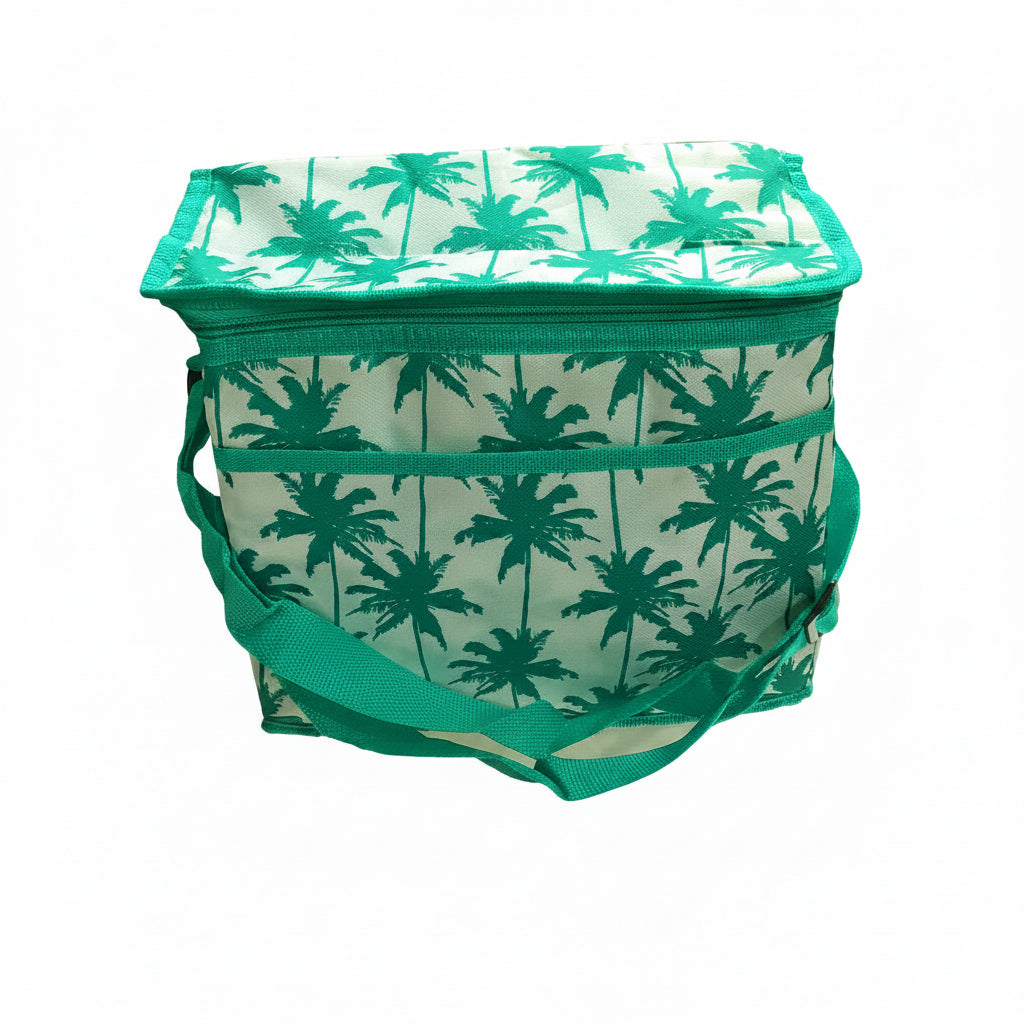 Lunch Bag White Background with Palmtree design