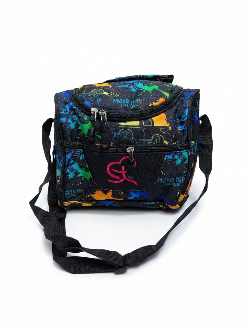 Kids Monster Truck Fancy Lunch Bag.