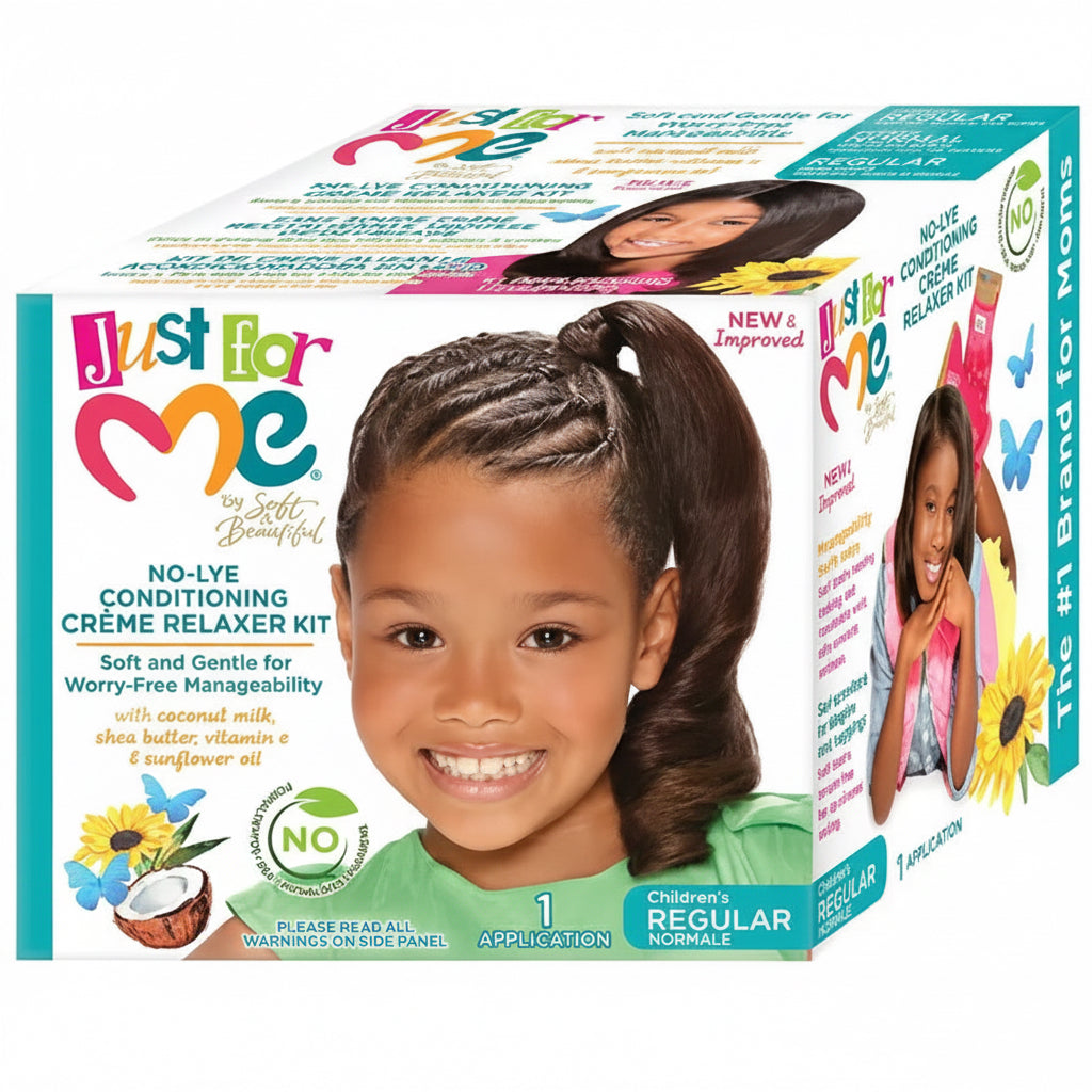 Just For Me No-Lye conditioning crème relaxer kit