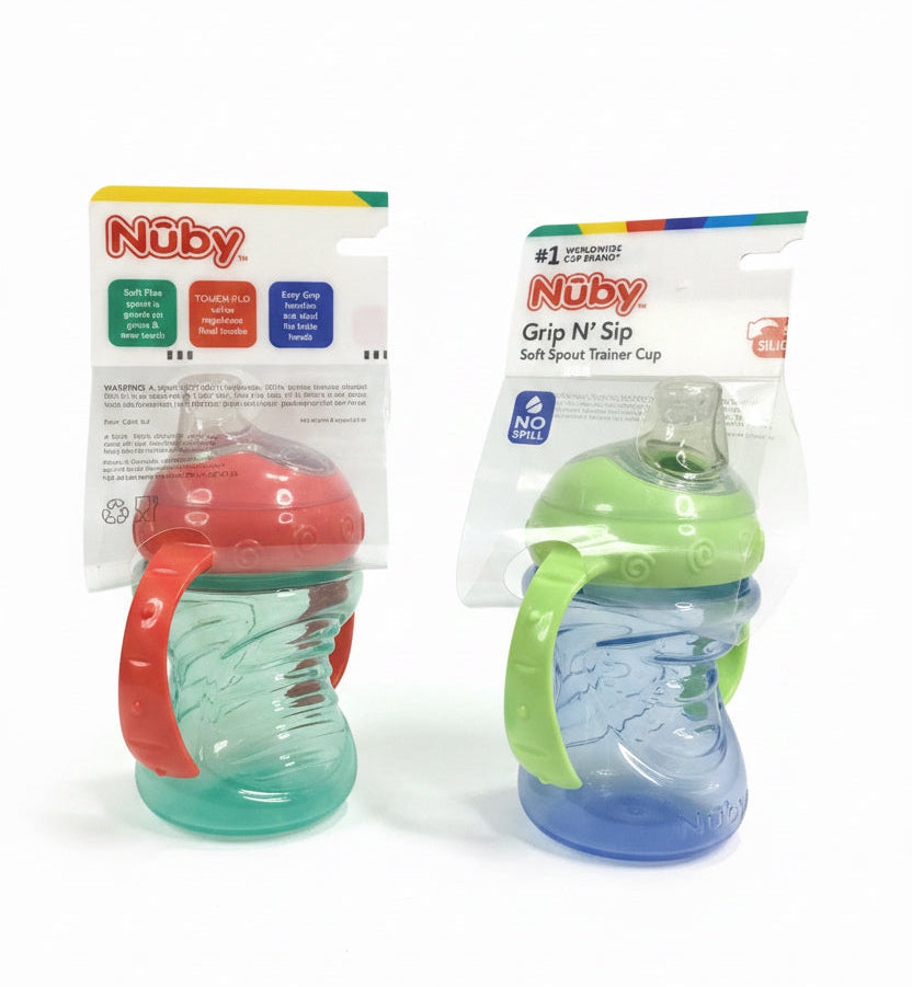 NUBY Grip N’ Sip Soft Spout Trainer Cup 4m+ (240ml)