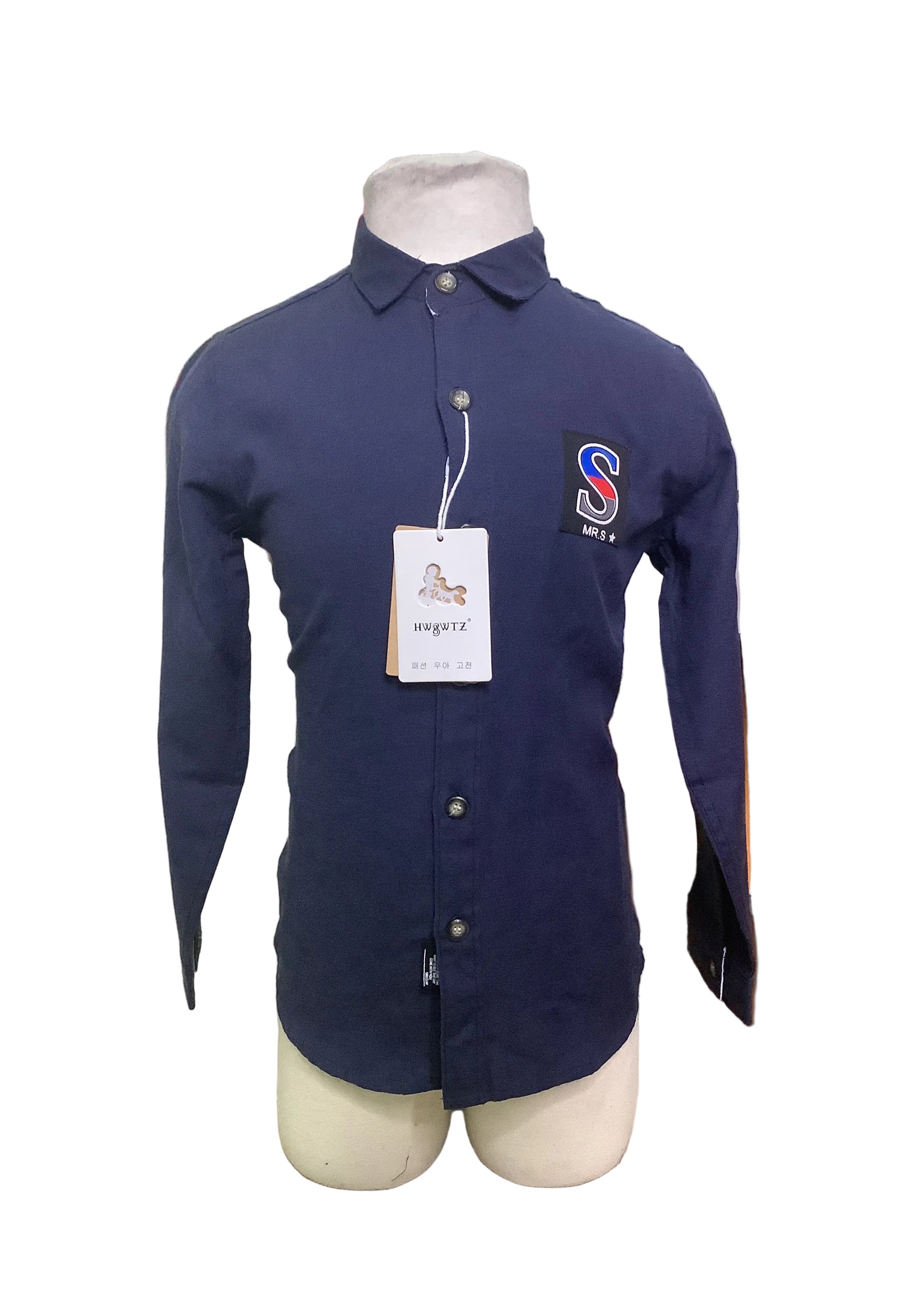 HW & GW Boys’ Long sleeve Shirt(Style:ML021)