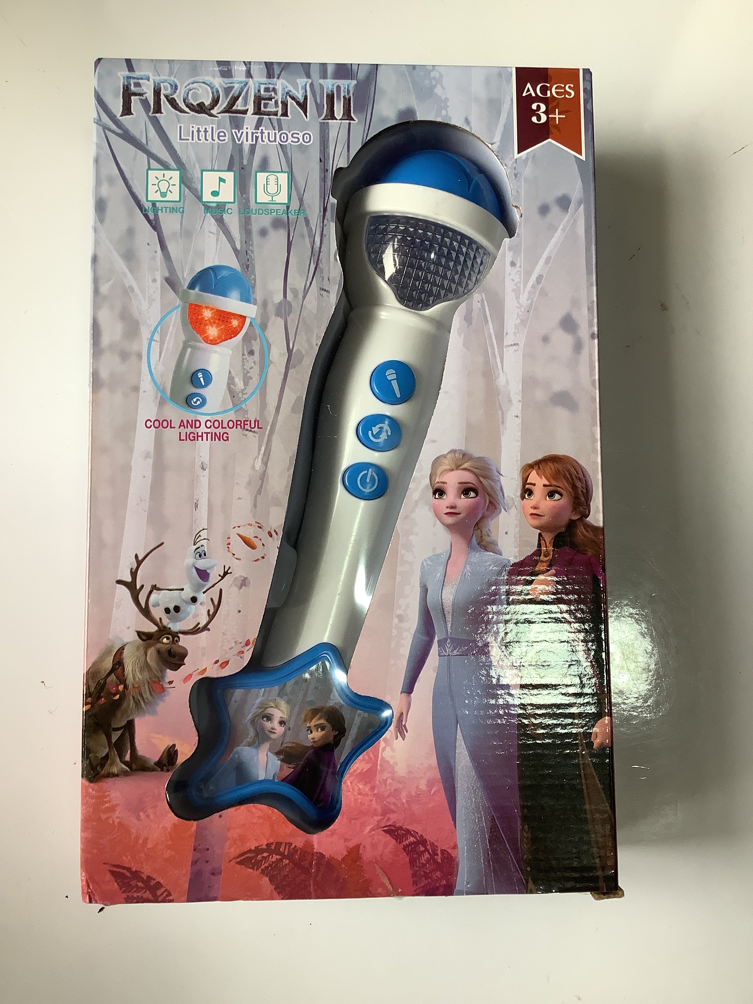 Frozen little virtuoso music microphone 3+
