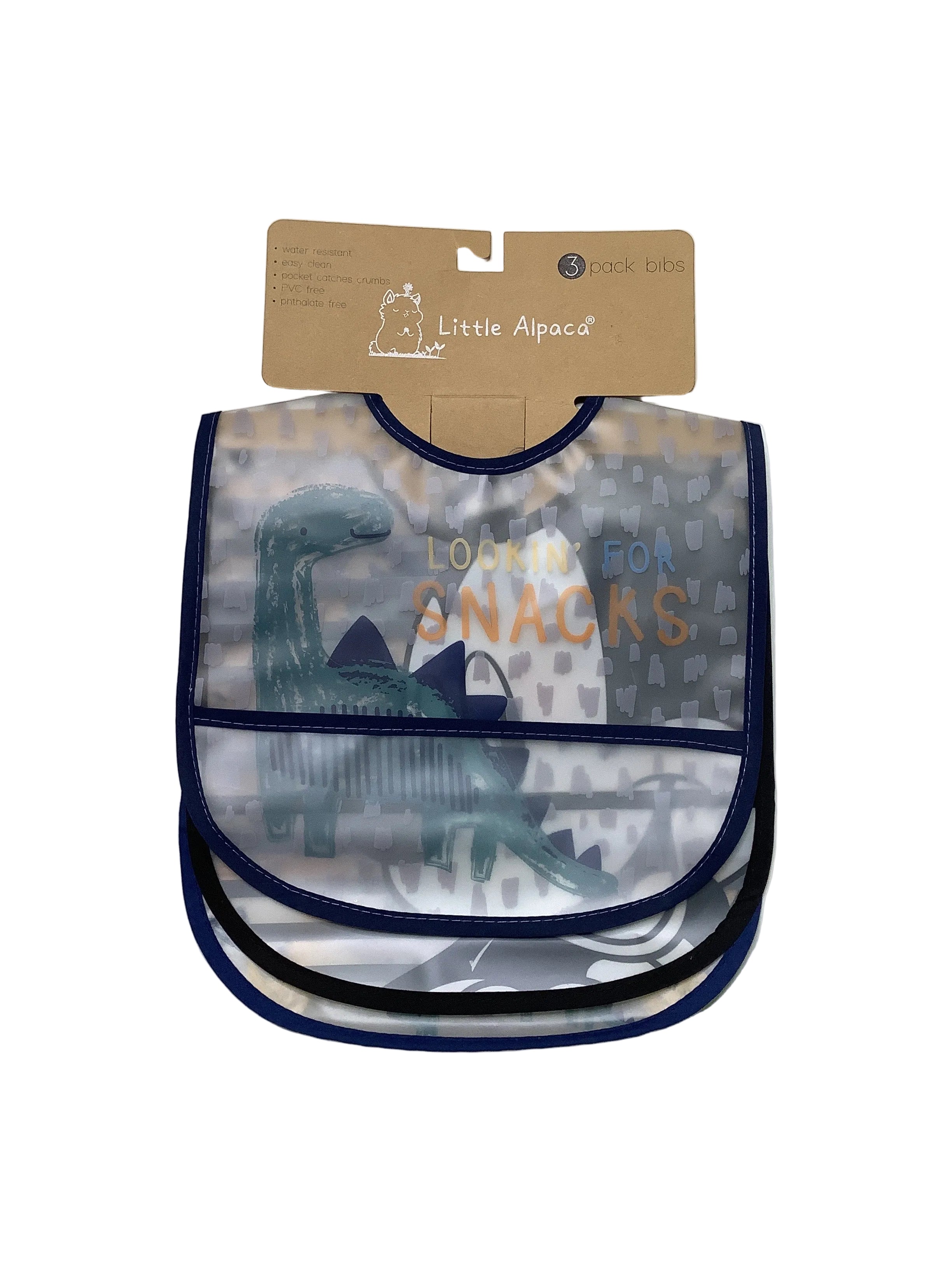 Little Alpaca 3 Pack Bibs.