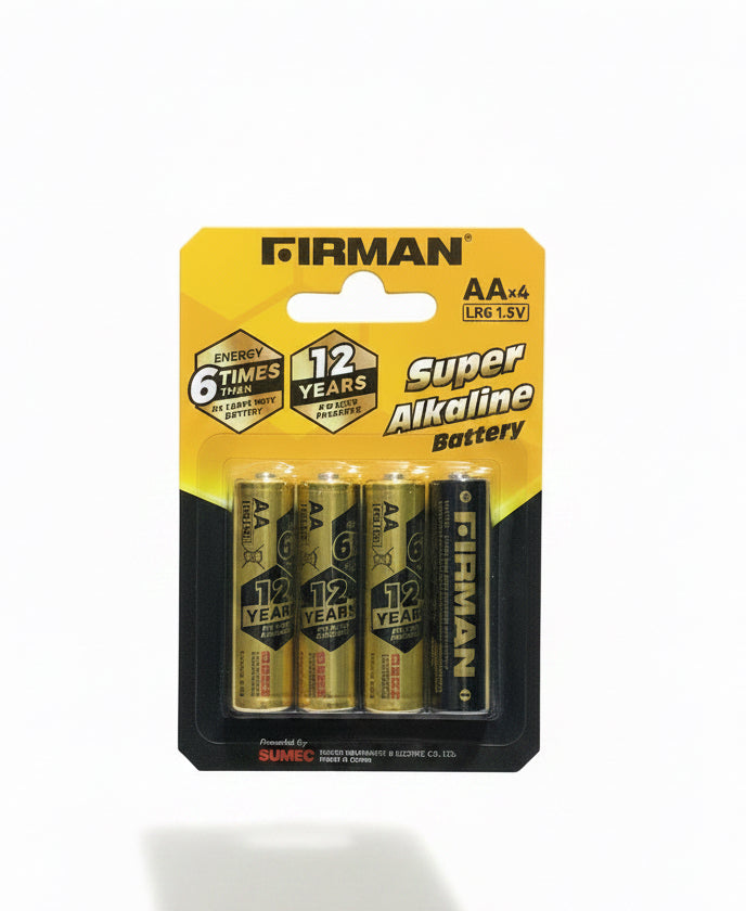 Firman AAx4 Super Alkaline Battery.