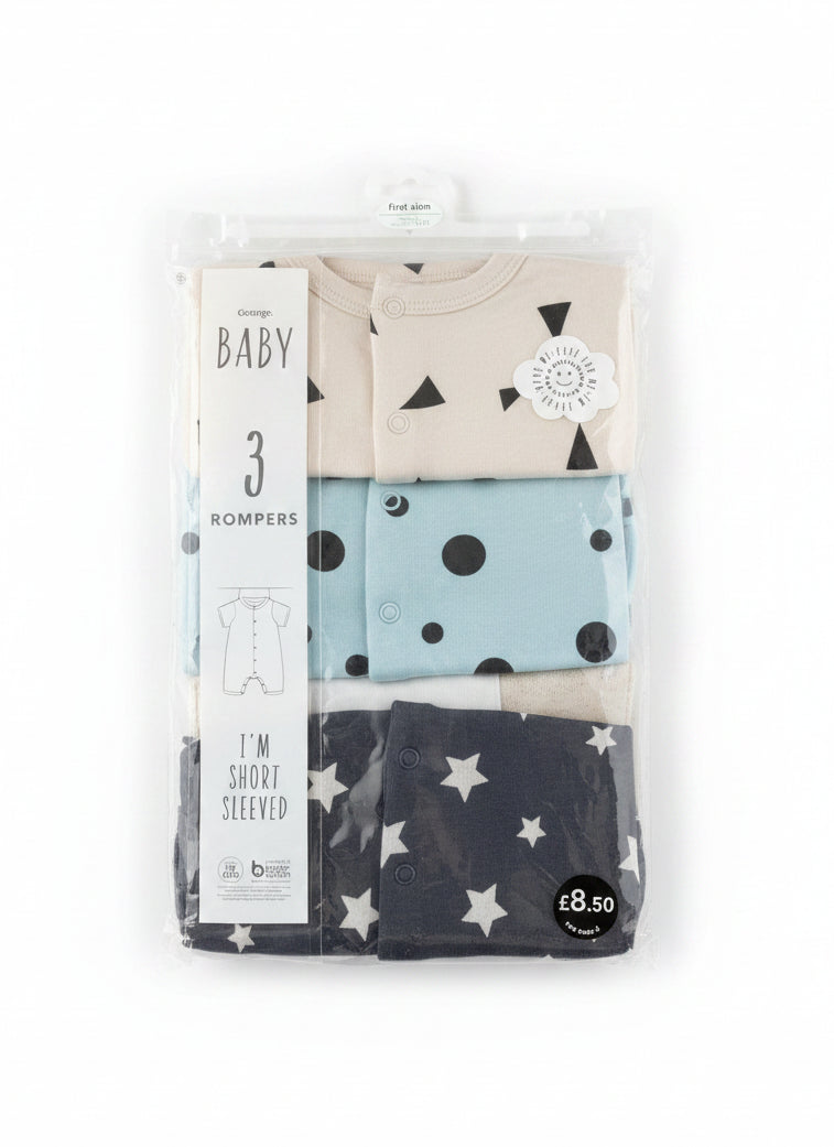 George Baby 3in1 Rompers (First Size)