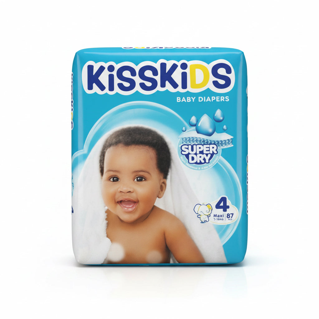 KissKids Diaper Size 4 Maxi 9-16kg(Roll)