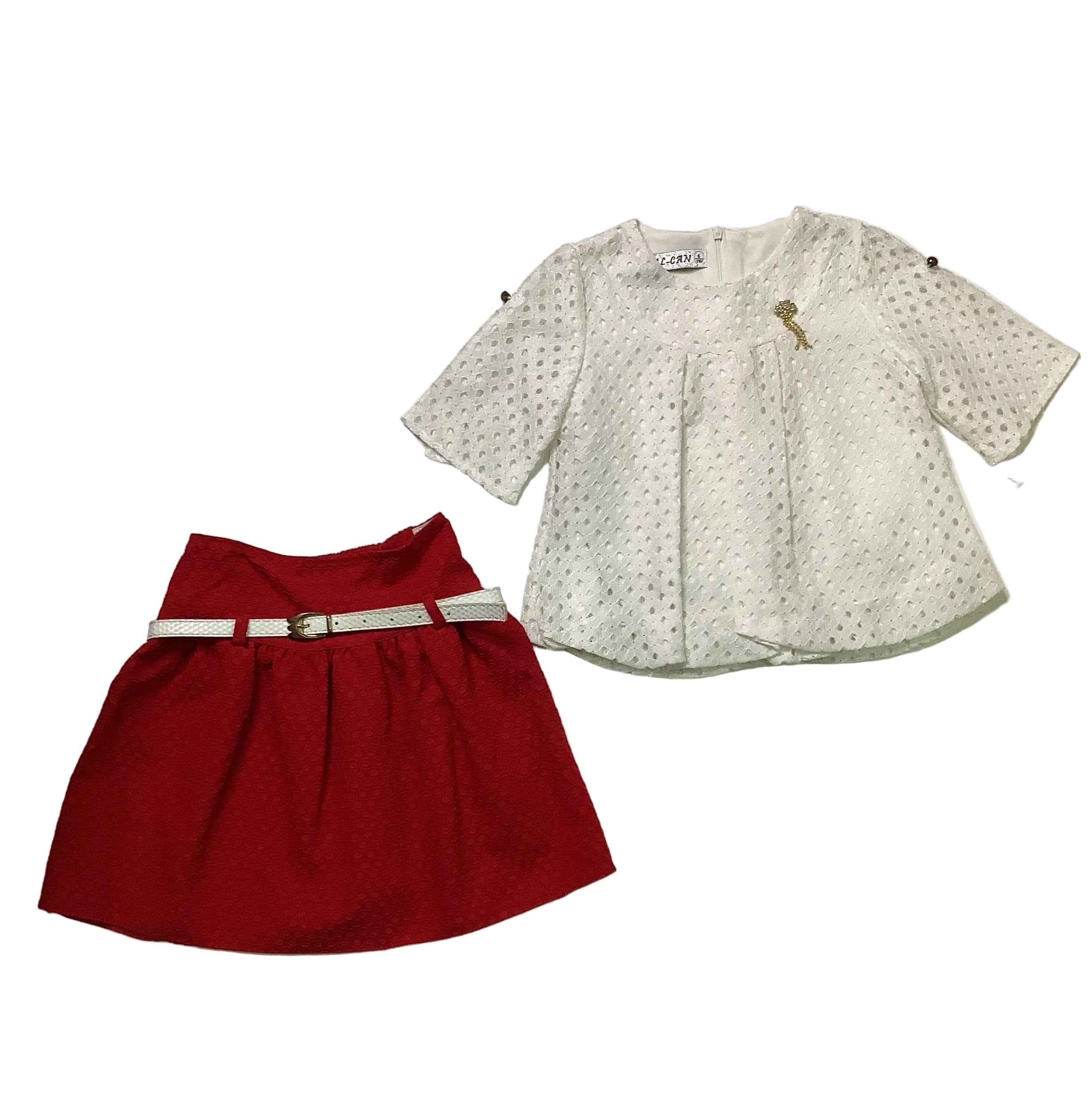 AL-Can Girls 2 Piece Set Skirt & Top