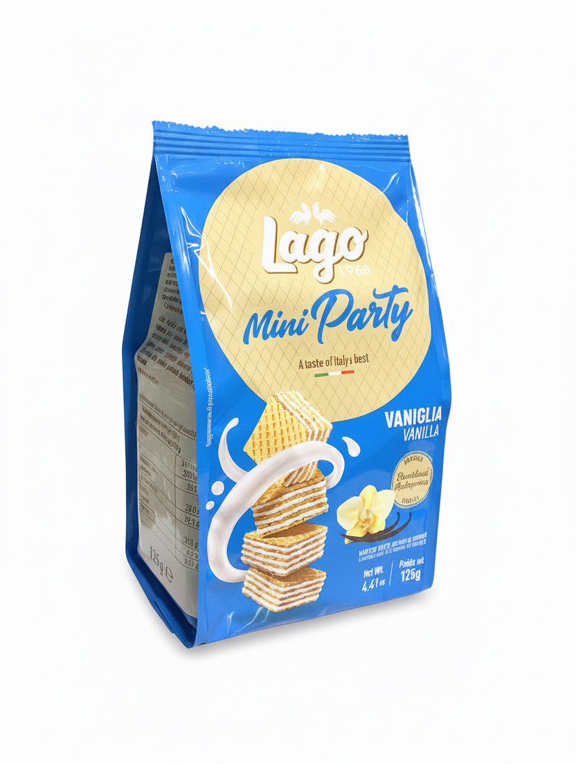 Gastone Lago Mini Party Wafer Vaniglia Vanilla (125g).