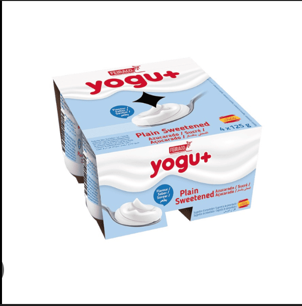 Feiraço Yog+ Plain Sweetened – Simple, Smooth & Kid-Friendly Yogurt