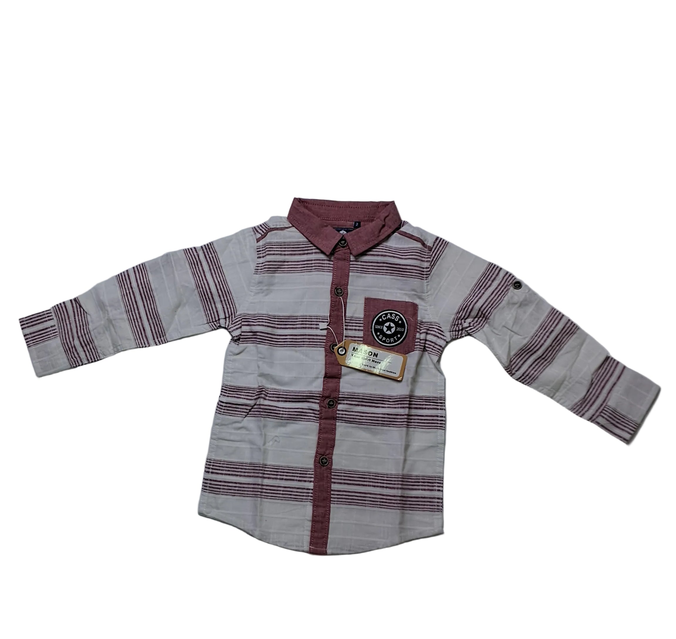 Mason Boys Shirt.(Style:8916)