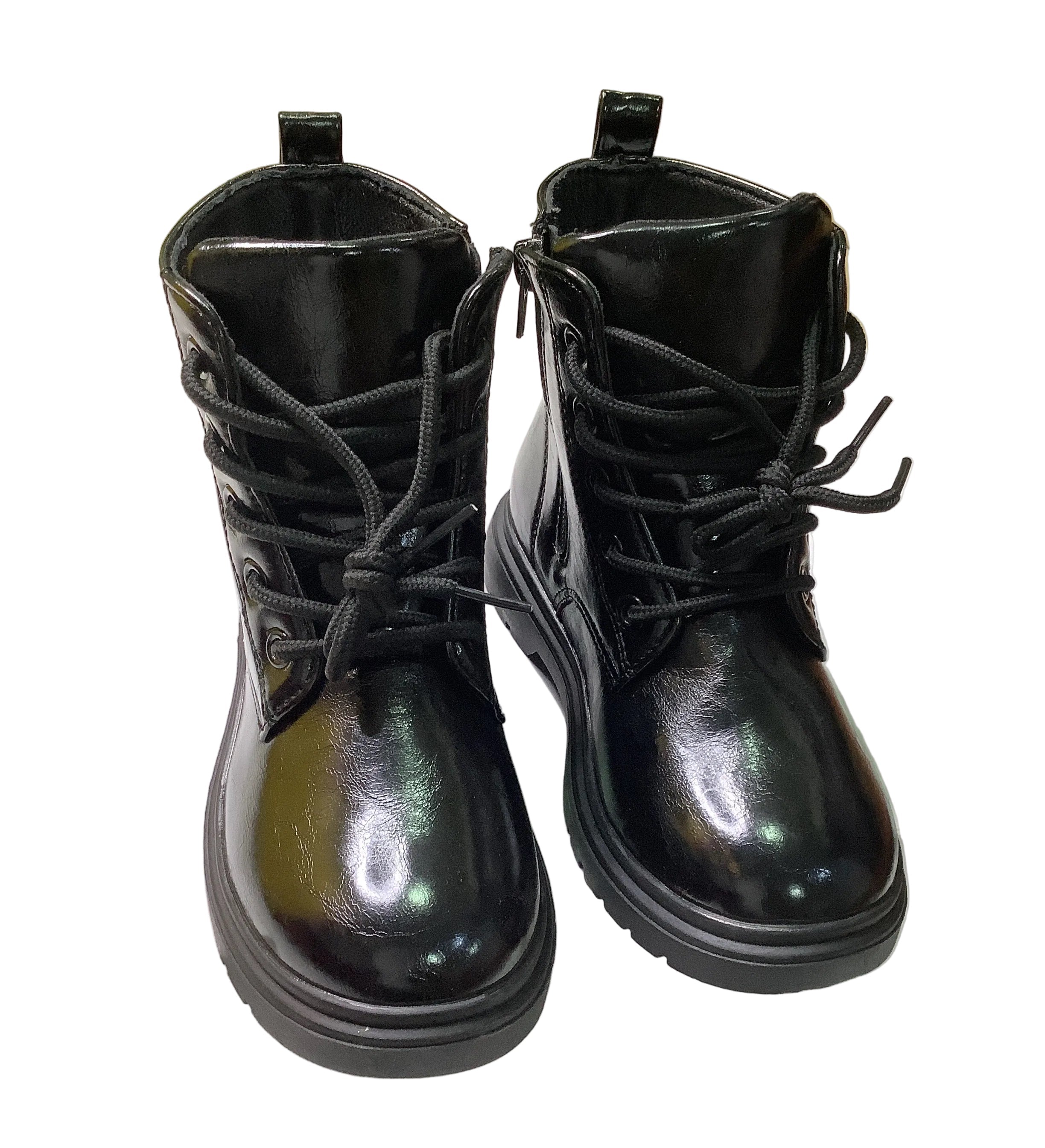 High top zip up shoe