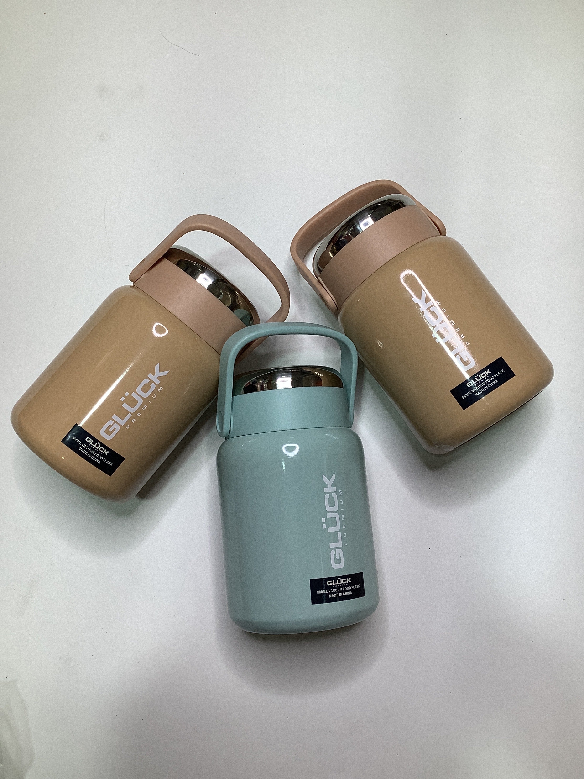 Gluck Premium Vacuum Insulated Stainless Steel Food Jar 880ml.