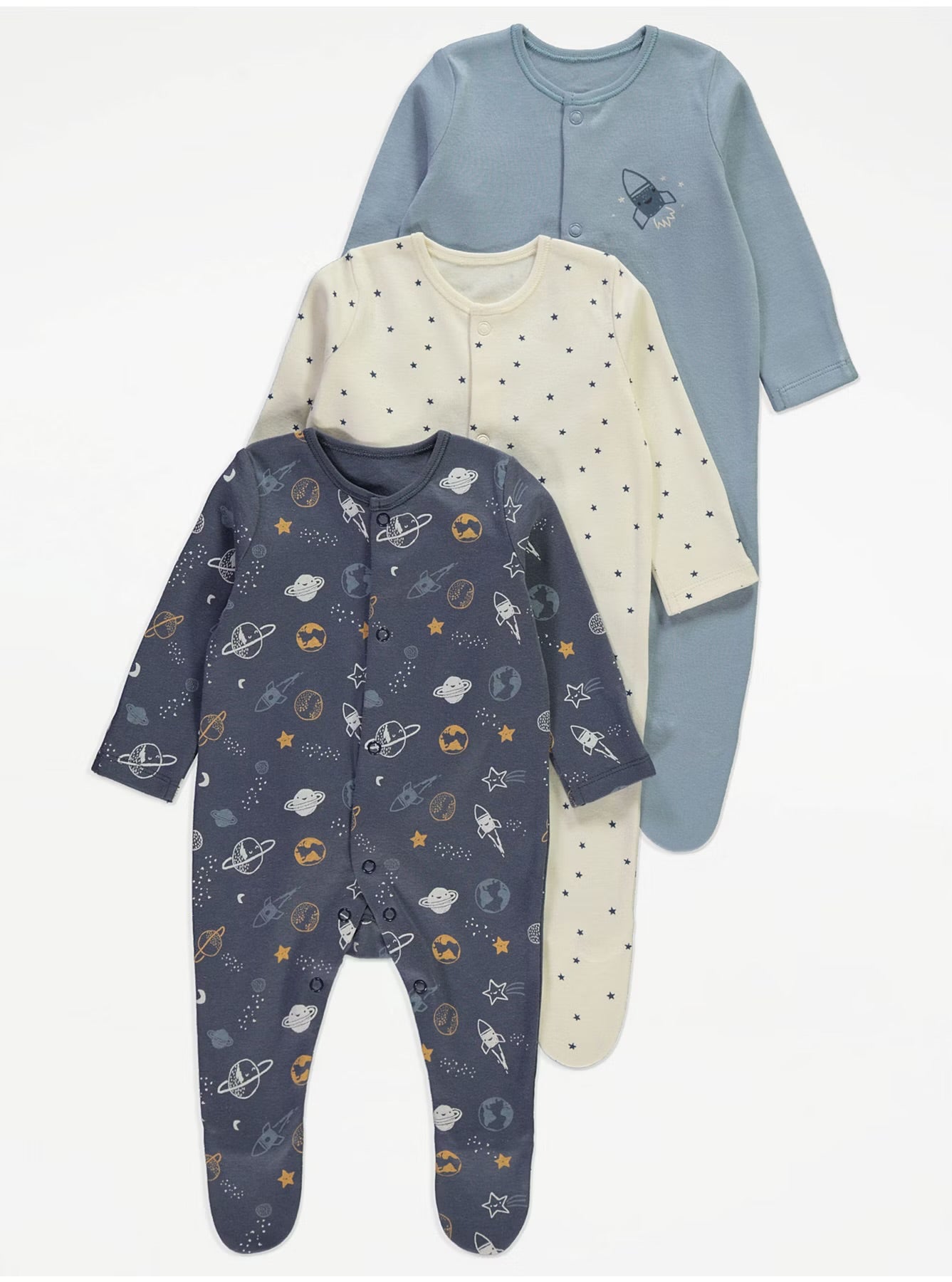 George 3in1 Overall Baby Sleep Suits (18-24months)
