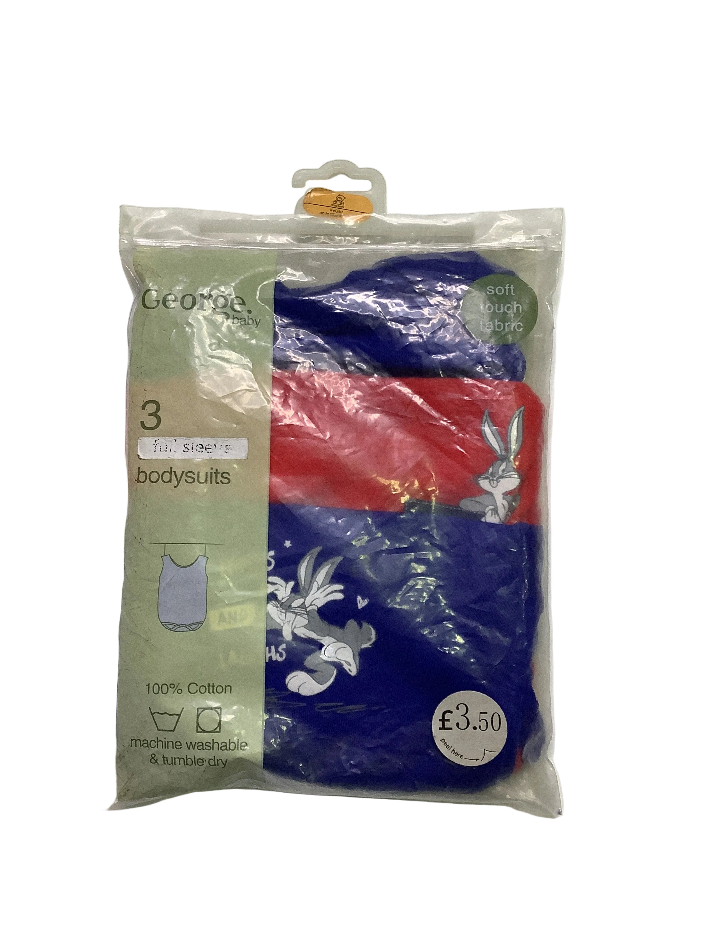 George 3in1 Full Sleeve Baby Body Suit (newborn)