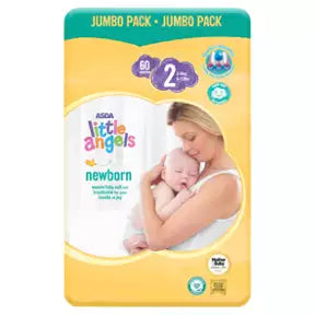 Little Angels Diaper Size 2(4-8kg)60pcs