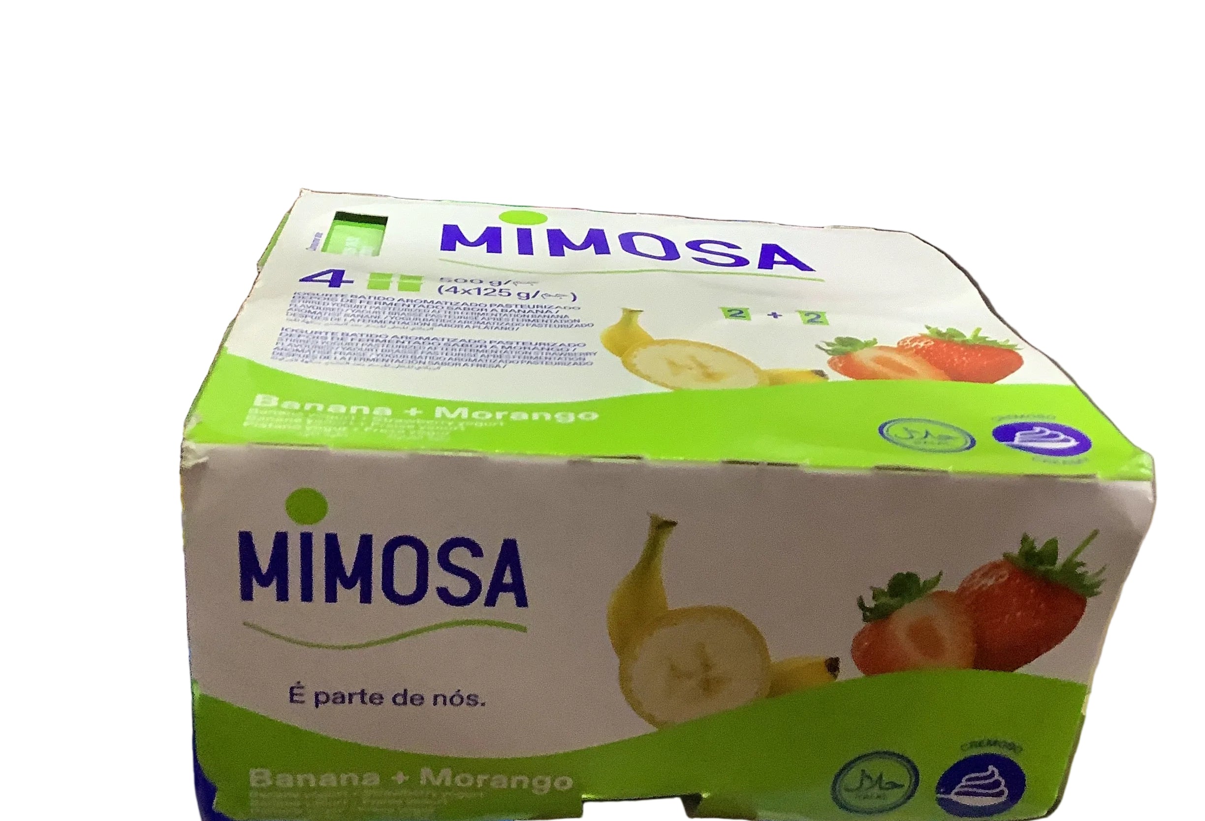 Mimosa Banana+Morango Yoghurt 4in1 (500g)