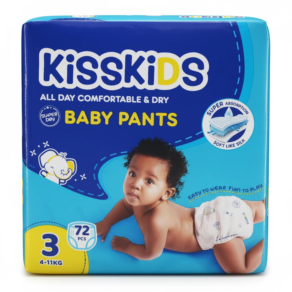 KissKids baby Pant Size 3(6-11kg)Roll