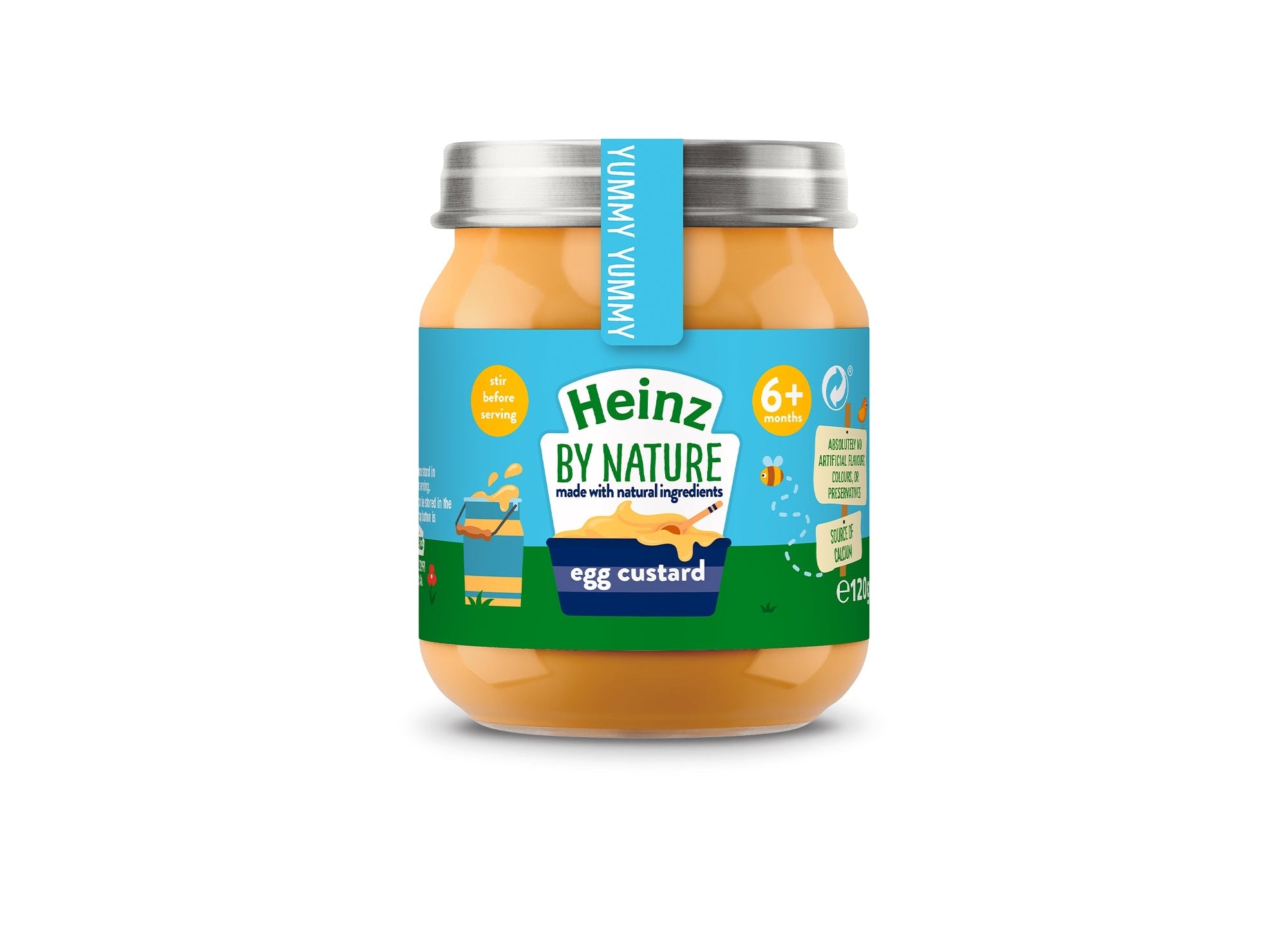 Heinz By Nature Egg Custard 120g(Single)