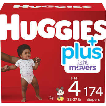 Huggies baby little movers diaper Size 4(single Roll)