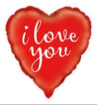 I Love You Heart Shape Foil Balloon