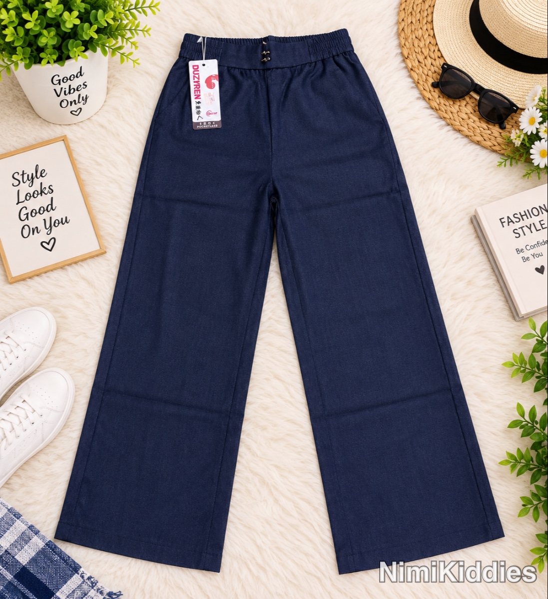 Duzyren Duoziyiren Girls baggi Trouser