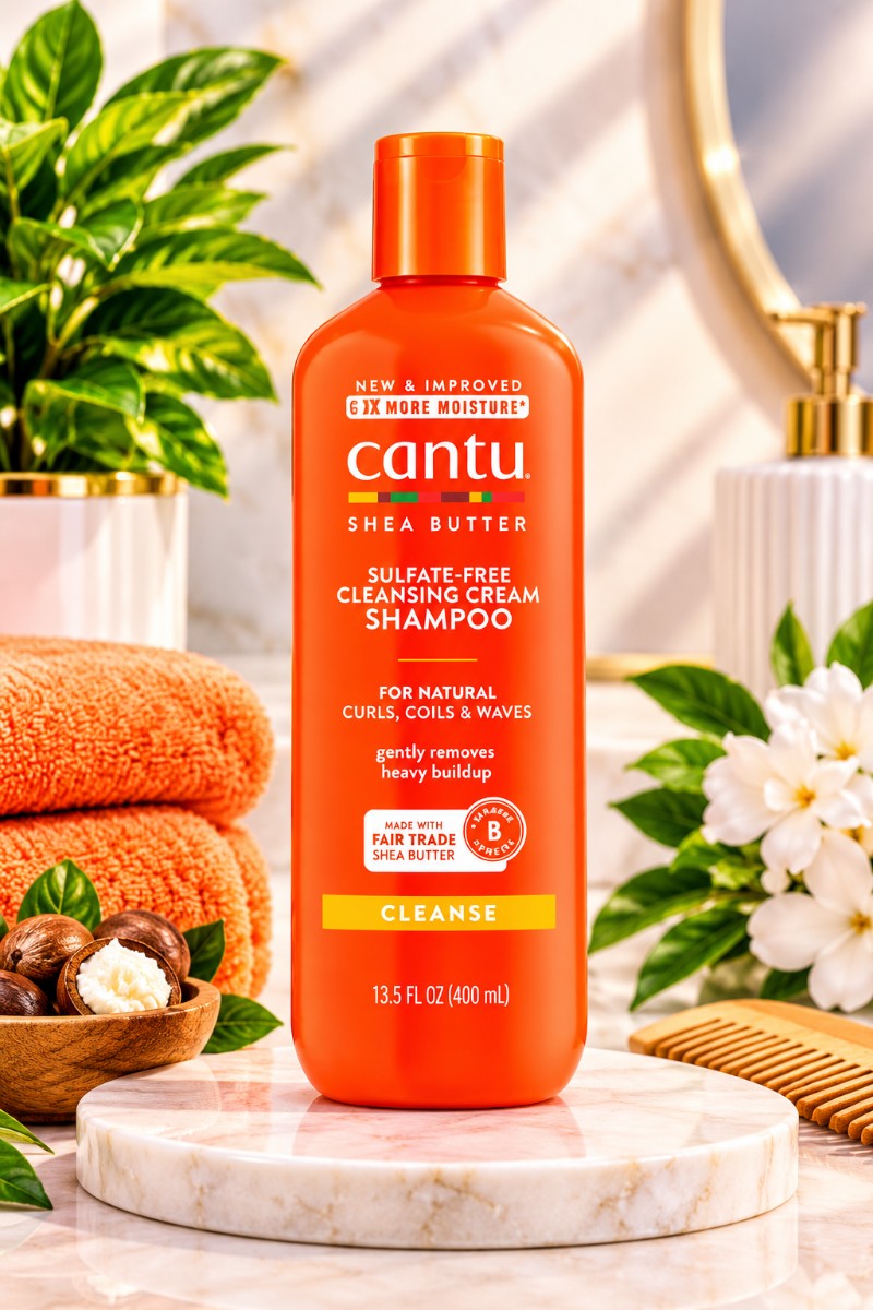 Cantu Shea Butter Sulfate Free Cleansing Cream Shampoo 400ml